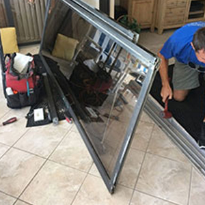 sliding glass door frame repair Santa Fe Springs